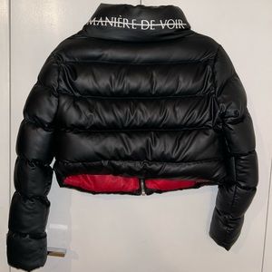Maniere de Voir cropped puffer jacket size 6 (S)